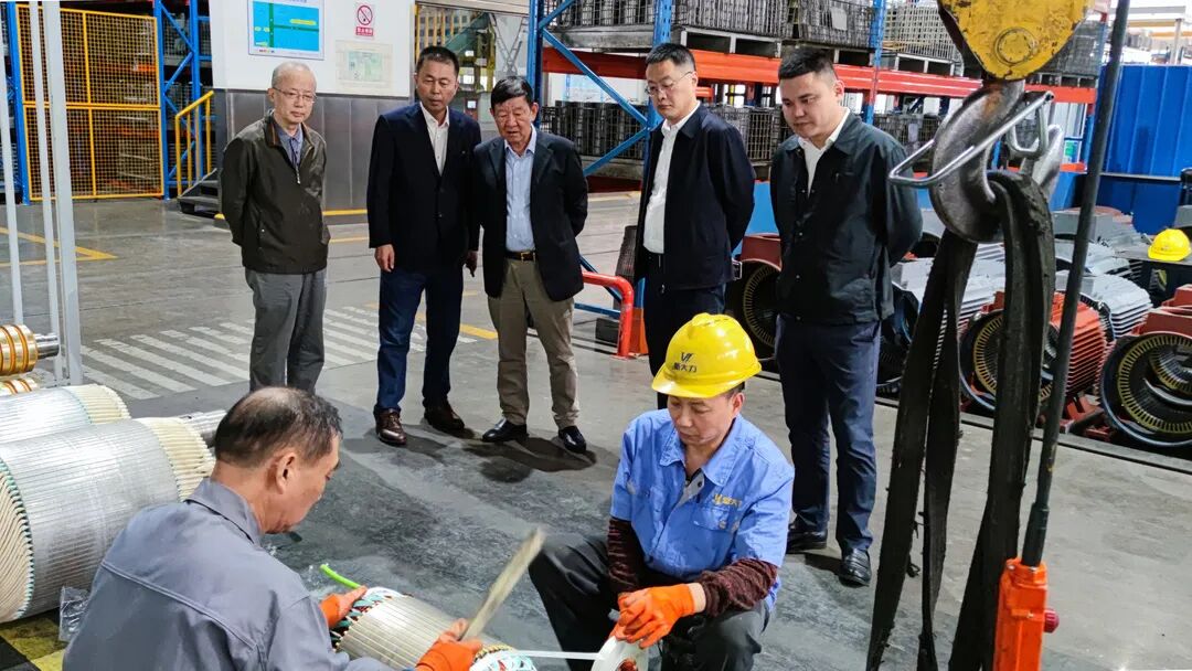 “会长走企业” 到访新大力电机